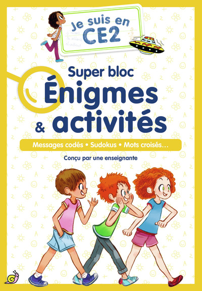 JE SUIS EN CE2 - SUPER BLOC ENIGMES & ACTIVITES - MESSAGES CODES - SUDOKUS - MOTS C