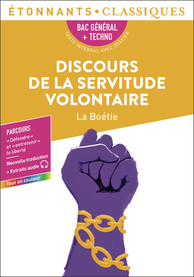 DISCOURS DE LA SERVITUDE VOLONTAIRE - BAC 2026