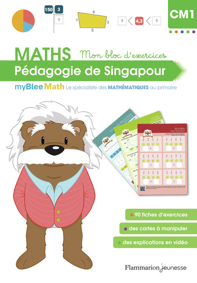 MYBLEE MATH - MON BLOC D´EXERCICES CM1 - PEDAGOGIE DE SINGAPOUR