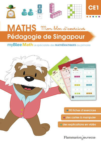 MYBLEE MATH - MON BLOC D´EXERCICES CE1 - PEDAGOGIE DE SINGAPOUR