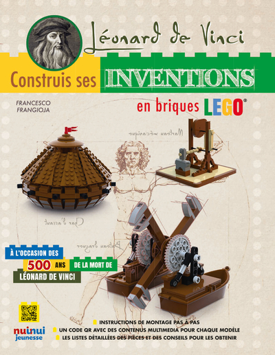 LEONARD DE VINCI - CONSTRUIS LES INVENTIONS DU GENIE EN BRIQUES LEGO