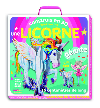 CONSTRUIS-EN 3D UNE LICORNE GEANTE (COLL. ANIMAUX GEANTS)