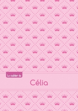 CAHIER DE CELIA - PETITS CARREAUX, 96P, A5 - PRINCESSE