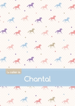 CAHIER DE CHANTAL - SEYES, 96P, A5 - CHEVAUX
