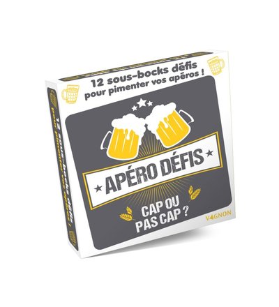 SOUS-BOCKS APERO DEFIS : CAP OU PAS CAP ?