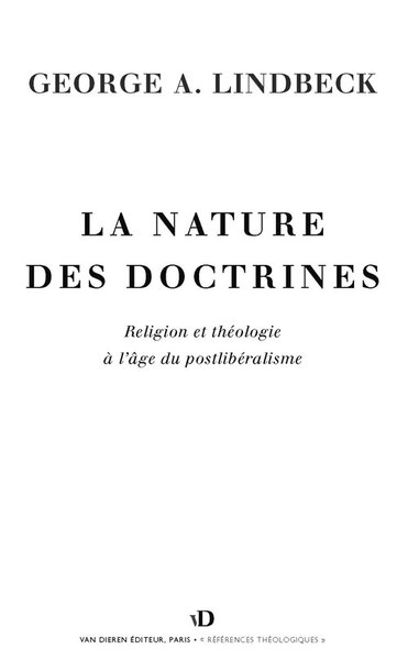 NATURE DES DOCTRINES