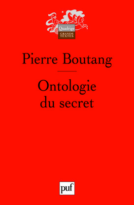 ONTOLOGIE DU SECRET (2E ED)