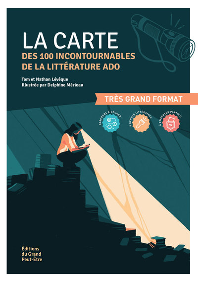 CARTE DES 100 INCONTOURNABLES DE LA LITTERATURE ADO