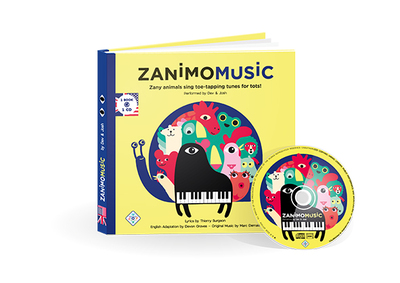 ZANIMOMUSIC EN ANGLAIS / ZANY ANIMALS SING TOE..  1 LIVRE ET 1 CD