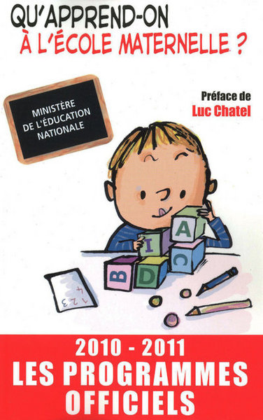 QU´APPREND-ON A L´ECOLE MATERNELLE 2010-2011
