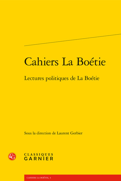 CAHIERS LA BOETIE 2013 3
