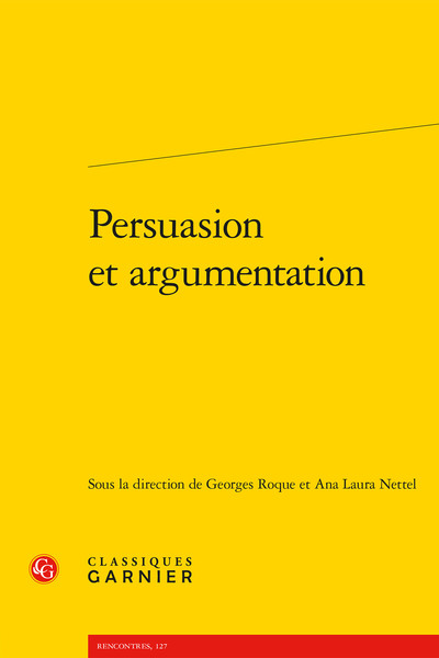 PERSUASION ARGUMENTATION