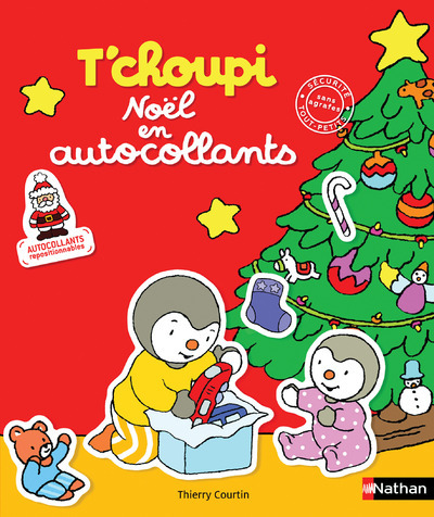 TCHOUPI  NOEL EN AUTOCOLLANTS