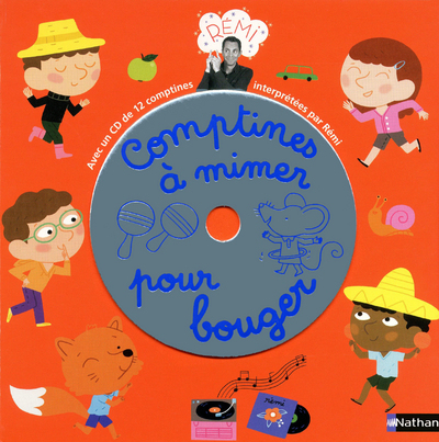 COMPTINES A MIMER POUR BOUGER LIVRE + CD