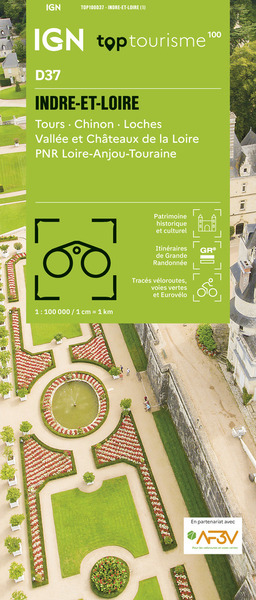 TOP100D37 - INDRE-ET-LOIRE TOURS  CHINON  LOCHES VALLEE ET CHATEAUX DE LA LOIRE PNR LOIRE-ANJOU-TO