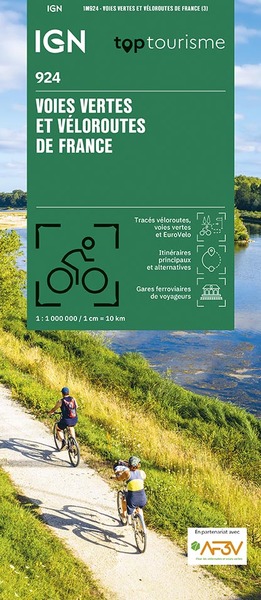 1M924 VOIES VERTES ET VELOROUTES DE FRANCE
