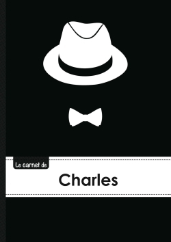 CARNET DE CHARLES - LIGNES, 96P, A5 - CHAPEAU ET N UD PAPILLON