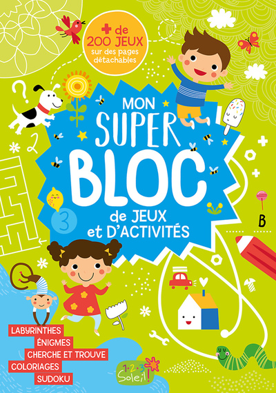 MON SUPER BLOC DE JEUX ET D´ACTIVITES