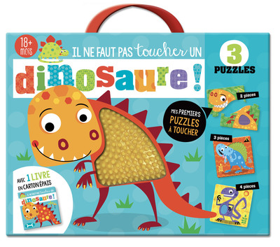 IL NE FAUT PAS TOUCHER UN DINOSAURE - COFFRET PUZZLE