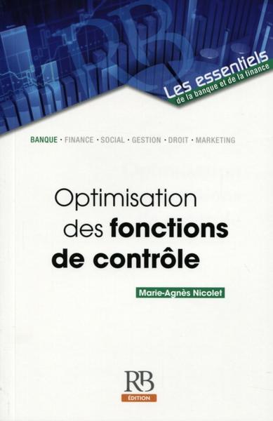 OPTIMISATION DES FONCTIONS DE CONTROLE