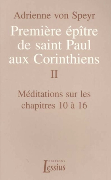1ER EPITRE PAUL CORINTHIENS T2
