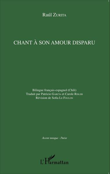 CHANT A SON AMOUR DISPARU