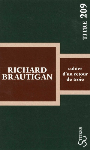 CAHIER D´UN RETOUR DE TROIE