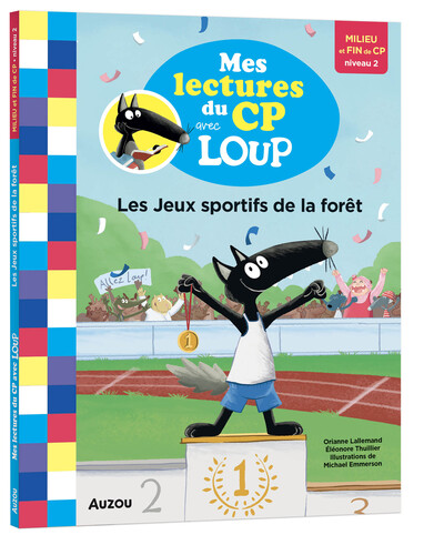 MES LECTURES DU CP AVEC LOUP - LES JEUX SPORTIFS DE LA FORET