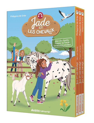 JADE ET LES CHEVAUX - COFFRET BIBLIOTHEQUE  - TOMES 1 A 3