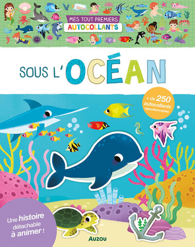 MES TOUT PREMIERS AUTOCOLLANTS - SOUS L´OCEAN