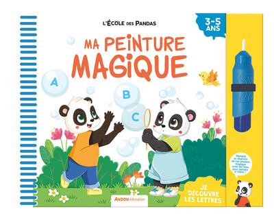 ECOLE DES PANDAS - MA PEINTURE MAGIQUE - LES LETTRES