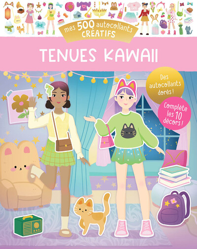 TENUES KAWAII - MES 500 AUTOCOLLANTS CREATIFS