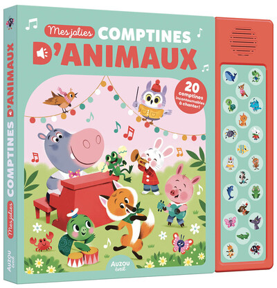 MES JOLIES COMPTINES D´ANIMAUX - 20 PUCES SONORES