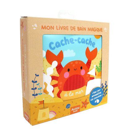 MES AMIS DU BAIN - CACHE-CACHE A LA MER - MON LIVRE DE BAIN MAGIQUE