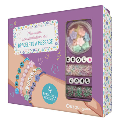 MON SUPERBE BIJOU - MA MINI ACCUMULATION DE BRACELETS A MESSAGE