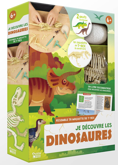 AUZOU LAB´ - JE DECOUVRE LES DINOSAURES