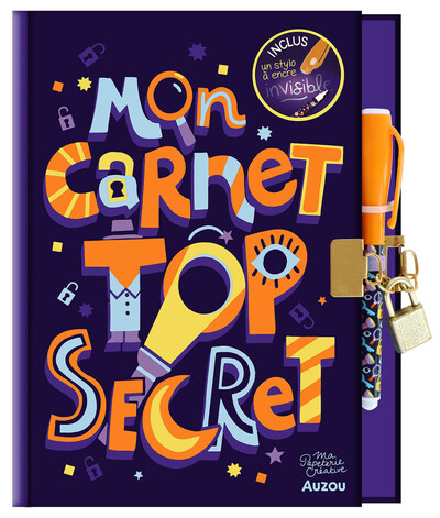 MON CARNET TOP SECRET - MA PAPETERIE CREATIVE