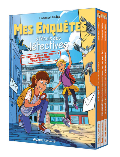 COFFRET BIBLIOTHEQUE 1 - MES ENQUETES A L´ECOLE DES DETECTIVES - TOMES 1 A 3
