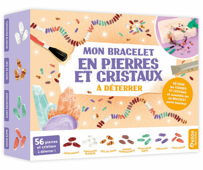 MON BRACELET EN PIERRES ET CRISTAUX A DETERRER