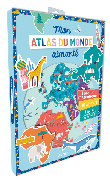 MON ATLAS DU MONDE AIMANTE - JOUET