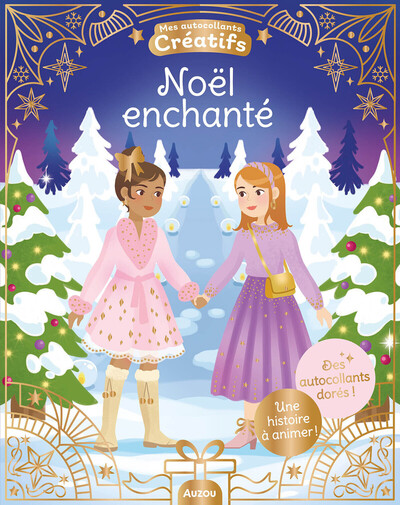 NOEL ENCHANTE - DES AUTOCOLLANTS DORES !