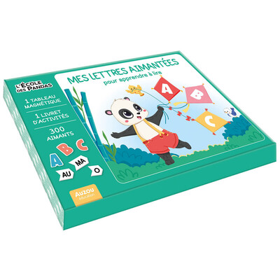 ECOLE DES PANDAS - MES LETTRES AIMANTEES POUR APPRENDRE A LIRE