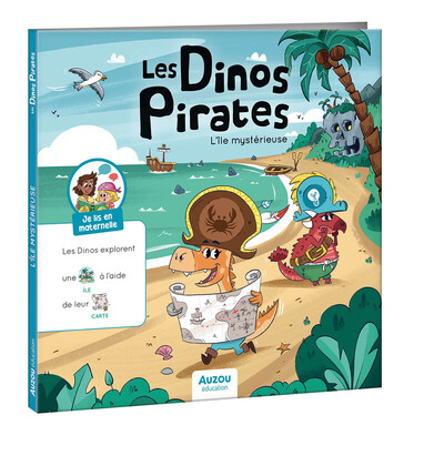 DINOS PIRATES - L´ILE MYSTERIEUSE - JE LIS EN MATERNELLE