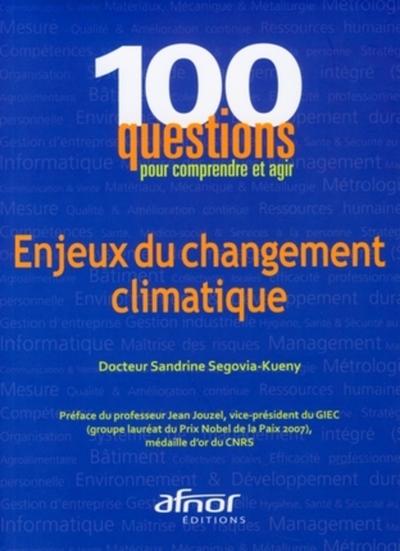 ENJEUX DU CHANGEMENT CLIMATIQUE