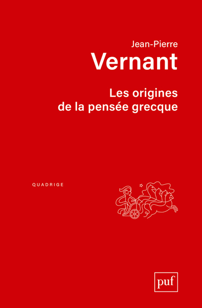 ORIGINES DE LA PENSEE GRECQUE (12ED)