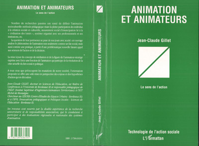 ANIMATION ET ANIMATEURS LE SENS DE L'ACTION