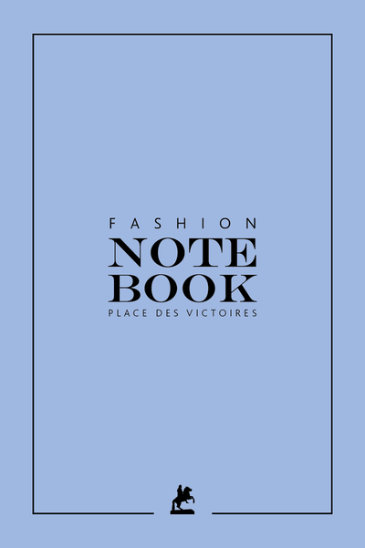 FASHION NOTEBOOK (BLEU CIEL)