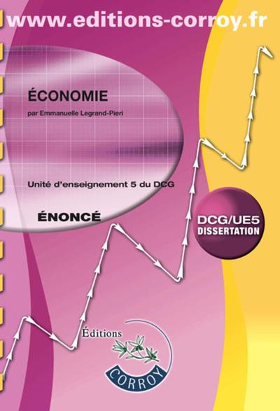 ECONOMIE ENONCE - UE 5 DU DCG