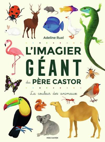IMAGIER GEANT DU PERE CASTOR - LA COULEUR DES ANIMAUX