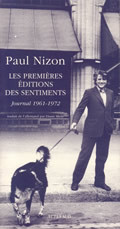 PREMIERES EDITIONS DES SENTIMENTS. JOURNAL 1961-1972 (LES)
